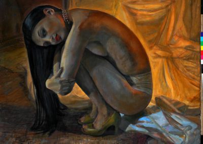 Blue geisha, 2010 oil on canvas100x120cm