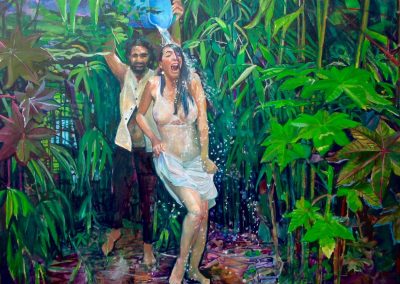 La Venus del Bosque, Oil on canvas,2018,120x150cm